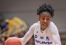 Keishana var stórkostleg fyrir Keflavík í kvöld ,,Fannst við spila virkilega góðan leik” Mynd / Jón Gautur Hannesson