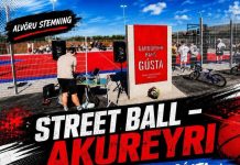 Street Ball Akureyri mætt aftur: Körfuboltaveislan í Garðinum hans Gústa hluti af Akureyrarvöku