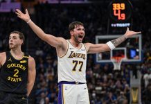 Doncic talar tæpitungulaust til forráðamanna Lakers eftir hrunið gegn Warriors